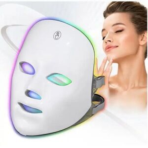 LED Light Beauty Mask for‎ Skin Rejuvenation 7 Colors Wireless